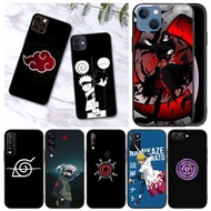 Samsung A12 A22 A32 A52 4G A32 A42 A52 5G naruto anime Soft Black Phone Case