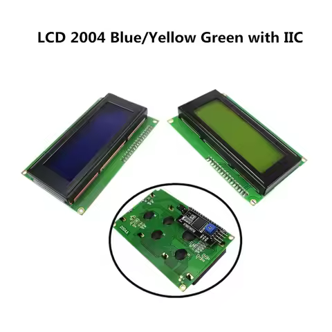 LCD2004 I2C 2004 20x4 2004A Blue/Green Screen SPLC780D AIP31066 Character LCD IIC Serial Interface A