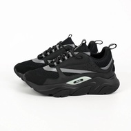 [Zero World Original Product] Dior B22 Men's Jogging Fashion Sneakers Leather Fine High-Quality Low-