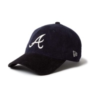 New Era หมวกรุ่น Atlanta Braves Corduroy Navy And Black 9Twenty Capp
