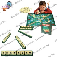 MAINAN ANAK MENYUSUN KATA BAHASA INDONESIA ENGLISH [5220Y] - MAINAN EDUKASI ANAK BOARD GAME SCRABBLE