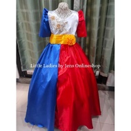 Filipiniana -watawat flag gown for event of school buwan ng wika
