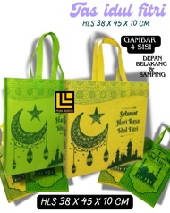 ( 12 pcs / lusinan ) goodie bag TAS LEBARAN tas idul fitri 2025 ukuran besarsedangkecil