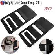 MYROE 2PCS Refrigerator Door Prop Clip RV Black Prevent Noise Fridge Airing Device for For Dometic D