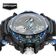 SANDA G Waterproof Alarm Mens Watches Top Brand Luxury S-SHOCK Digital Led Sports Watch Men Clock Wr