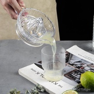Household Glass Manual Lemon Juicer Juicer Orange Juice Grapefruit Lime Squeezer Juice Portable Small