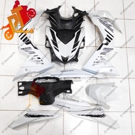 Honda RS150 RS 150 Batman White Cover Set Bodyset Purba Batman Putih V1 V2