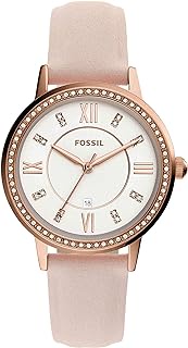 Fossil Women's Gwen Stainless Steel Quartz Watch with Leather Strap