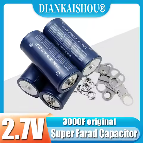 LSUC B‑Grade 2.7V 3000F Supercapacitor 99% New M8 Screw Terminal For DIY Spot Welder Car Audio Auto 