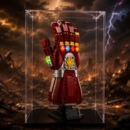 LEGO 76223 Infinity Gauntlet Acrylic Display Box Kotak Penyimpanan Mainan Transparent Figure Storage