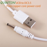 QUINTON Usb To Dc 3.5mm Cable Mini Speaker Usb Usb To Dc 3.5MM 3.5*1.35mm USB Quick Connector For MP