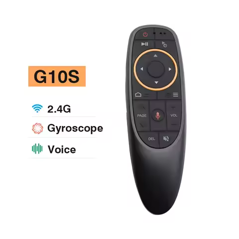 G10S Air Mouse Voice Remote Control 2.4G Wireless Gyroscope IR Learning for H96 MAX X88 PRO X96 MAX 