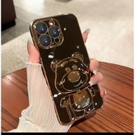 Case For Samsung A13/4G A23/4G A23/5G A50/A50S/A30S Mobile Phone Lotso Bear Mirror Stand Cute Type