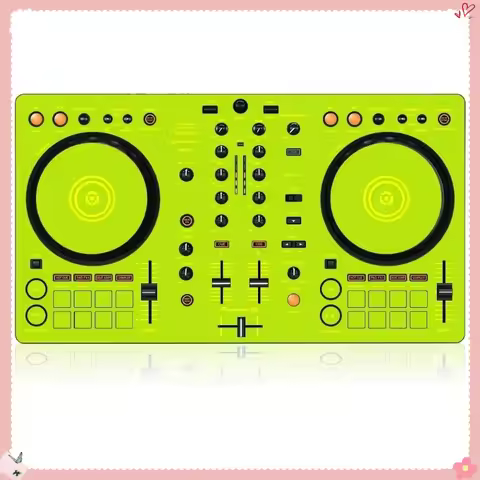 Pioneer DDJ-FLX4 PVC Self-Adhesive Multi-Color Sticker - for All-in-One Controller & Disc Player