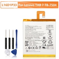 แบตเตอรี่แท้ แท็บเล็ต L16D1P33สำหรับ Lenovo แท็บเล็ต7 TB-7504N TB-7504F 7504X แท็บเล็ตพีซี ความจุ350