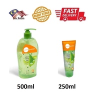 Guardian Essential Aloe Vera Gel 250ml/500ml Non-Oily After Sun Gel Soothe Sunburn Sunscreen Hand Bo