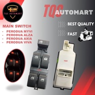 ORIGINAL PERODUA MYVI/ VIVA /ALZA /AXIA POWER WINDOW MAIN SWITCH MASTER DRIVER SIDE SUIS TINGKAP PEM