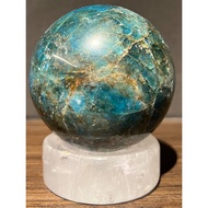 Blue Apatite Sphere