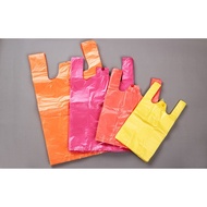 Singlet Plastic Bag / T-Shirt Bag / Tangkai Plastik Beg / Plastic Bag 9x12 12x12 15x15 17x18 20x24