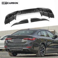 On sale Dry Carbon Fiber Rear Bumper Lip Diffuser For BMW 4 Series I4 Electric Sedan M50 eDrive40 Tu