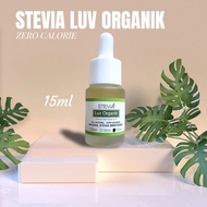 Stevia Luv Organik Pemanis Alami Stevia Gula Cair Bebas Gula Nol Kalori Gula Anti Diabetes 15 ml