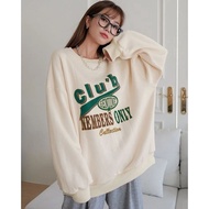 Hb99 - Club Numbers Sweater XL l Sweater Oversize Premium Korean Style Fashion