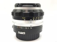 尼康 NIKON NIKKOR-S Auto 50mm F1.4 定焦標準鏡頭 白環 老鏡 外觀實用品 (三個月保固)