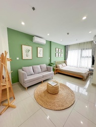 อพาร์ตเมนต์ 1 ห้องนอน 1 ห้องน้ำส่วนตัว ขนาด 33 ตร.ม. – ดาตอน (Bunny’s Homes - The TITY - Vinhomes O
