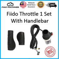 Fiido Display Unit Throttle with Cruise Control Button And 1 Pair Handle Grips for Fiido Electric Sc