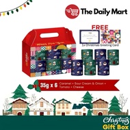 Eureka Popcorn - Christmas Gift Box 2024 (6x35g can) + FREE Greeting Card | HALAL SNACK