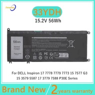 33YDH Laptop Battery For Dell Latitude G3 G7 13 3380 14 3490 15 3580 3590 3579 (G3579) 17 3779 5587 