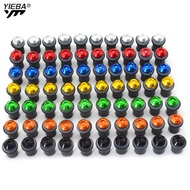 10PCS Motorcycle Windshield Windscreen Bolt Screw Nut Fastener Kit For YAMAHA XJR1300 FJR 1300 YZF R