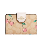 กระเป๋าสตางค์ COACH CF401 MEDIUM CORNER ZIP WALLET IN S