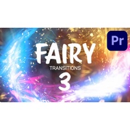 [Adobe Premiere Pro][ADD ON]Fairy 3 Light Bokeh Colourful Transitions Pack