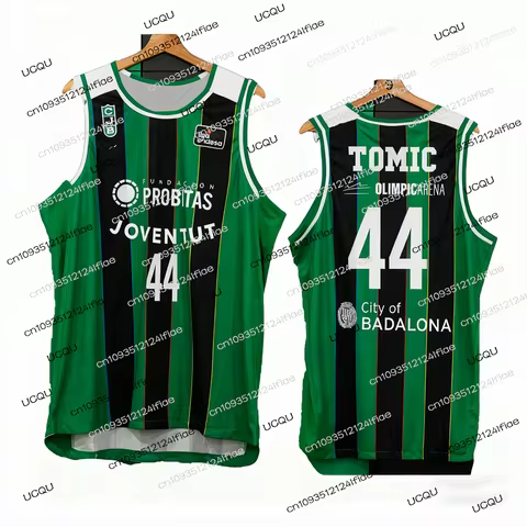 2025 Spain Basketball Jersey Joventut Basketball Contest Jersey Tomic Basketball Quick-drying Jersey