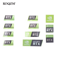 ♟HOT RTX 3090TI 3080TI 3070 3060 NVIDIA GTX GEFORCE Desktop Sticker Laptop Graphics Card Label , ⋌➹