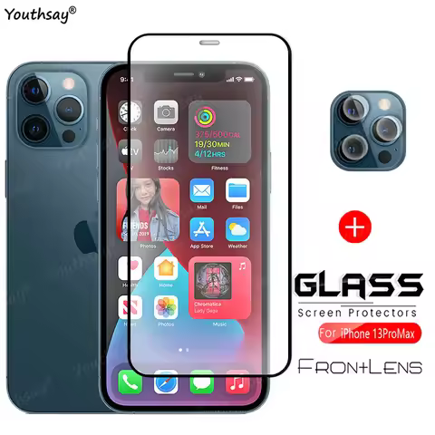 For iPhone 13 Pro Max Glass Film Screen Full Cover Protective For Apple iPhone 13 Pro Max Mini 13 12