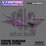 Transparent Striping Mx-King 150 Y15/ ZR Sniper/ Minimalist Model Exciter/ Maxdecal Material-MX79