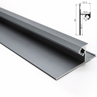 Embedded LED Skirting Line Cabinet Wardrobe Light Clip PC Diffuse Channel Hidden Backlight Wall Trim