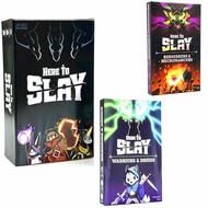 Ready Stock English Board Game Here to Slay Here Battle Basic Expansion Pack Leisure Party 2-6 Card Board Game Card Board Game Party Game Board Game Game Game