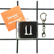 Mini CD keychain G-DRAGON - UBERMENSCH 3RD ALBUM JEWEL VER. 1 with retractable case with NFC to scan