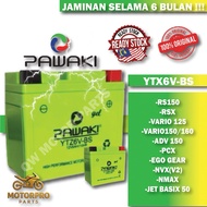 YTZ6V-BS  YTZ6V  YTZ6  YT6B PAWAKI Gel Battery Motorcycle Bateri Motorsikal Honda AIR BLADE RS150