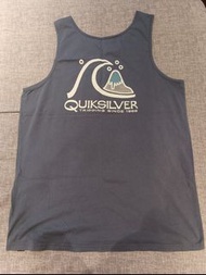 Quiksilver背心 藍XL