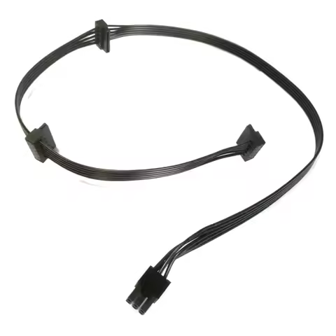 6p 6Pin To Mainboard HDD 3-Port 3 SATA Power Socket Cord for EVGA G2 G3 550W 650 750 850 1000 Module