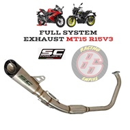YAMAHA R15V3 MT15 FULL SYSTEM EXHAUST