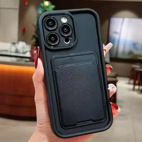 Soft Silicone Case For Huawei P40 Pro P40 Plus P30 Pro P40 Lite Wallet Card Phone Cover