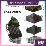 《Mega Deal》 3 Layers Adults Anti Dust/Haze/Winter Mutli Design Reuseable Mask Washable Fabric Face M