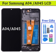 6.5" LCD For Samsung A04 A045F A045 LCD Display with Touch Screen Digitizer For Samsung A04 Display 