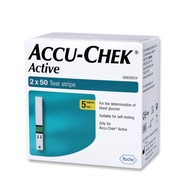 2 X 50 ACCU CHEK Active Test Strips -  Exp: MARCH 2025