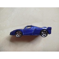 0003 LOOSE HOT WHEELS DIECAST TOY - FERRARI FXX BLUE/ - RARE